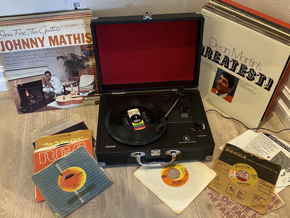 Great selection of LPs & 45s or play your own tunes on the Sonos sound system