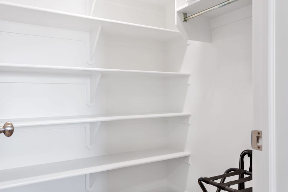 Upstairs large guest closet