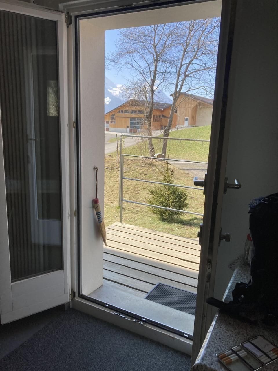 View to Kitchen balcony