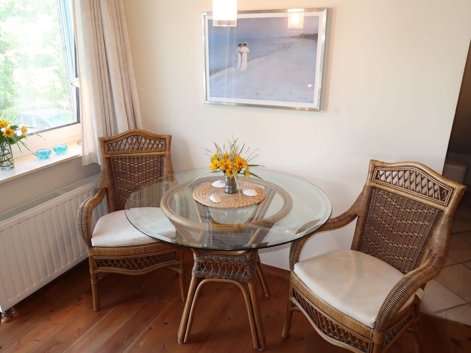 Table, Furniture, Plant, Wood, Chair, Flower, Textile, Flowerpot, Window, Outdoor Furniture