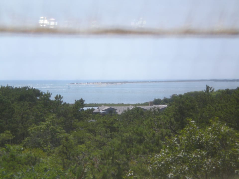 view of the bay from the upstairs bedroom