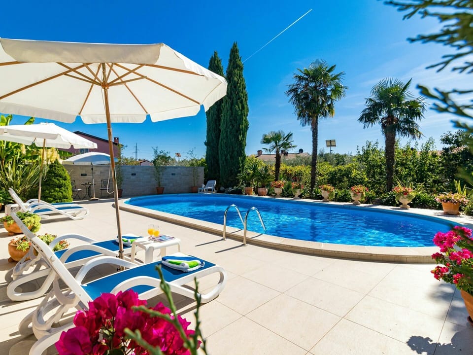 Water, Plant, Sky, Daytime, Property, Swimming Pool, Building, Flower, Azure, Tree