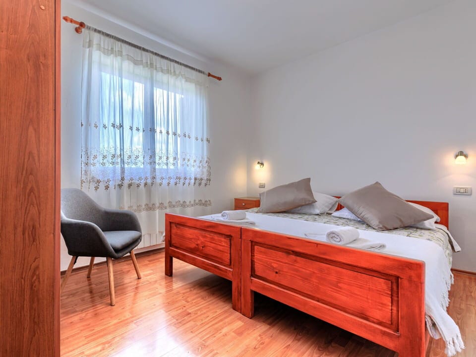 Bed, Interior Design, Furniture, Bedroom, Flooring, Wood, Floor, Ceiling, Bed Sheet, Bedding