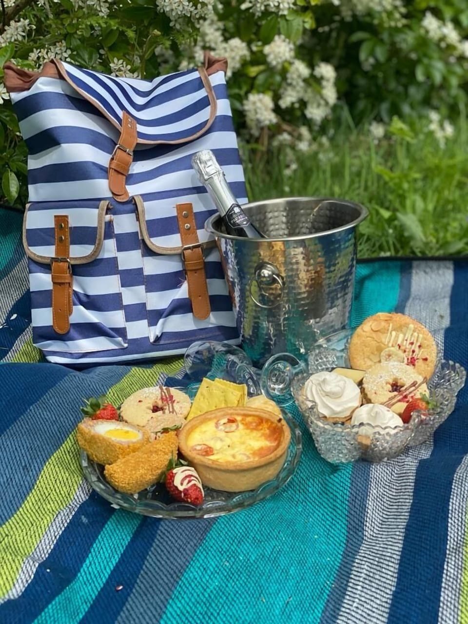 Picnic time - lay out a blanket and find a shady spot in the garden.