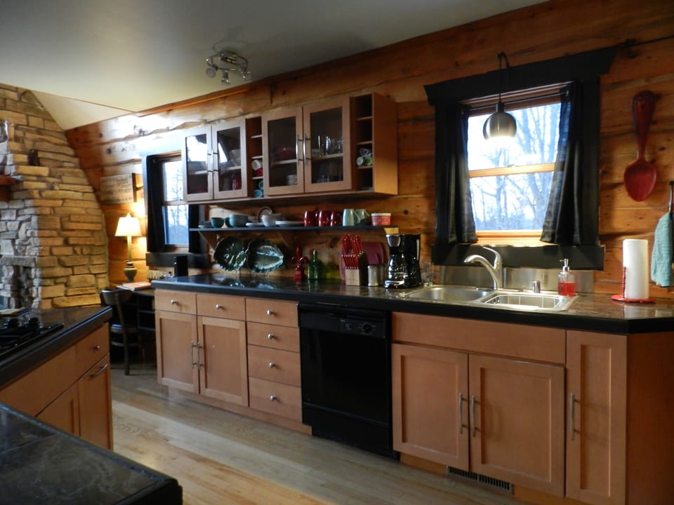 Lovely kitchen has everything you need
