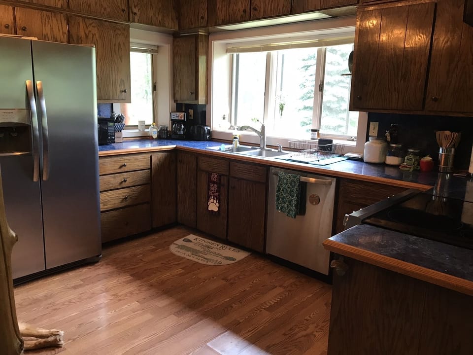 Full kitchen with stainless appliances