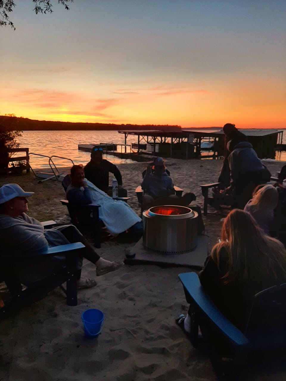 Enjoy the smokeless solo stove on the beach with friends and family.
