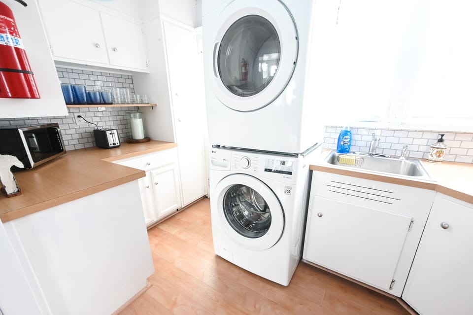 Brand new LG HE Washer and Dryer available for your convenience.