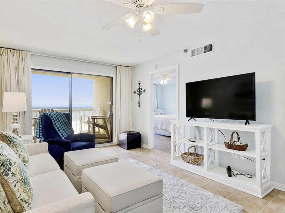 This condo has a clean and modern look
