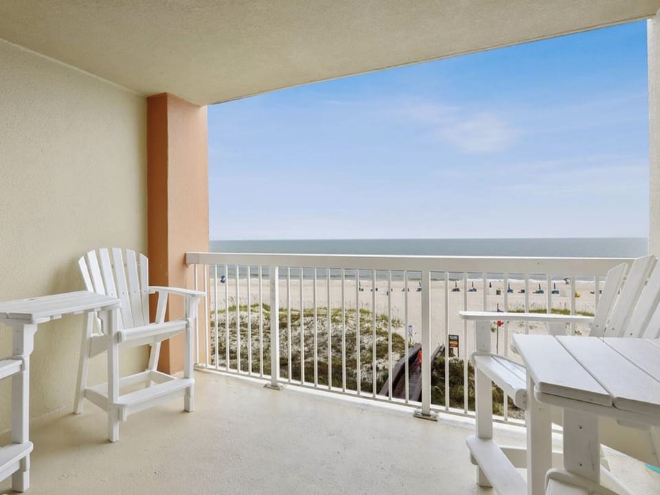This unit is gulf front - drink your morning coffee and watch the dolphins play