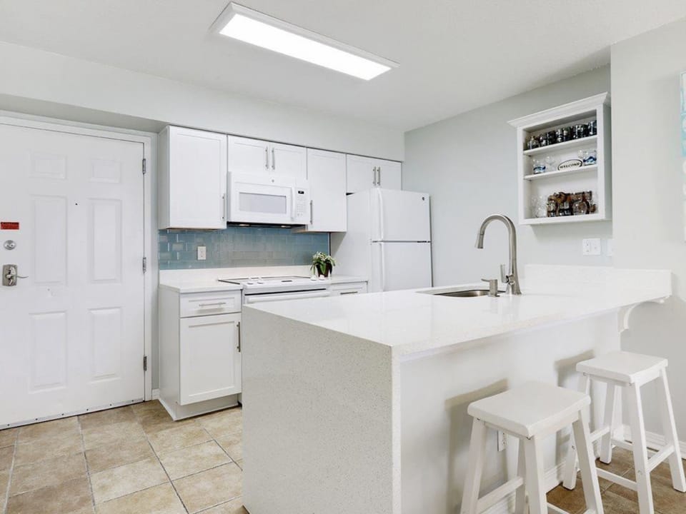 Newly updated kitchen with top of the line appliances and soft close cabinets