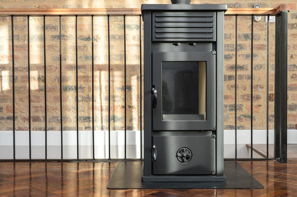 Wood burning fire place