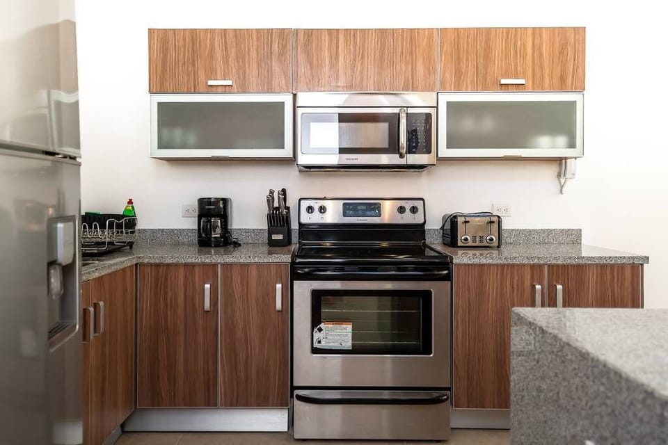 The kitchen! Where you can show of your culinary skills.
