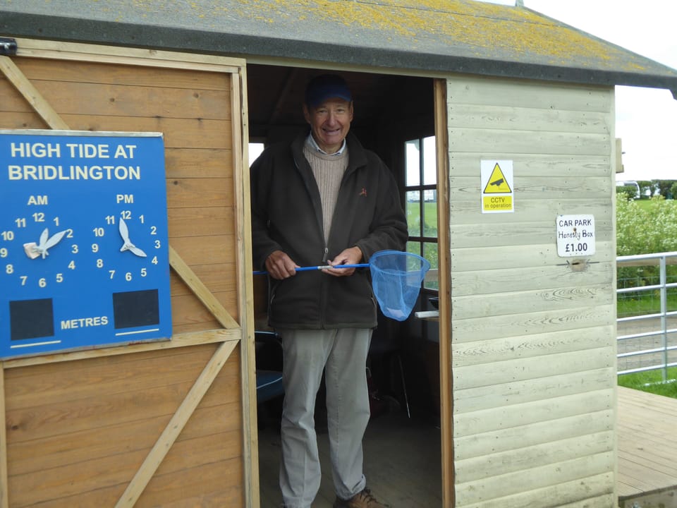 Car park entrance at the next beach up