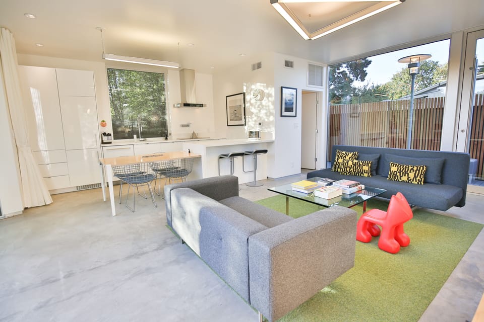 First Floor-Living Area & Cooking/Dining Area