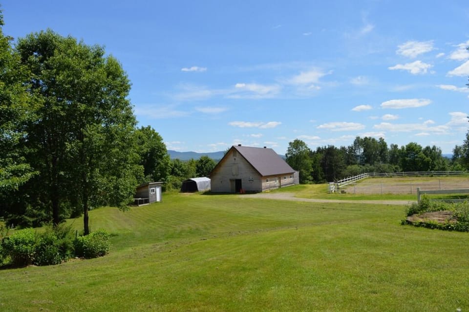 BARN, VIEW FROM THE HOUSE