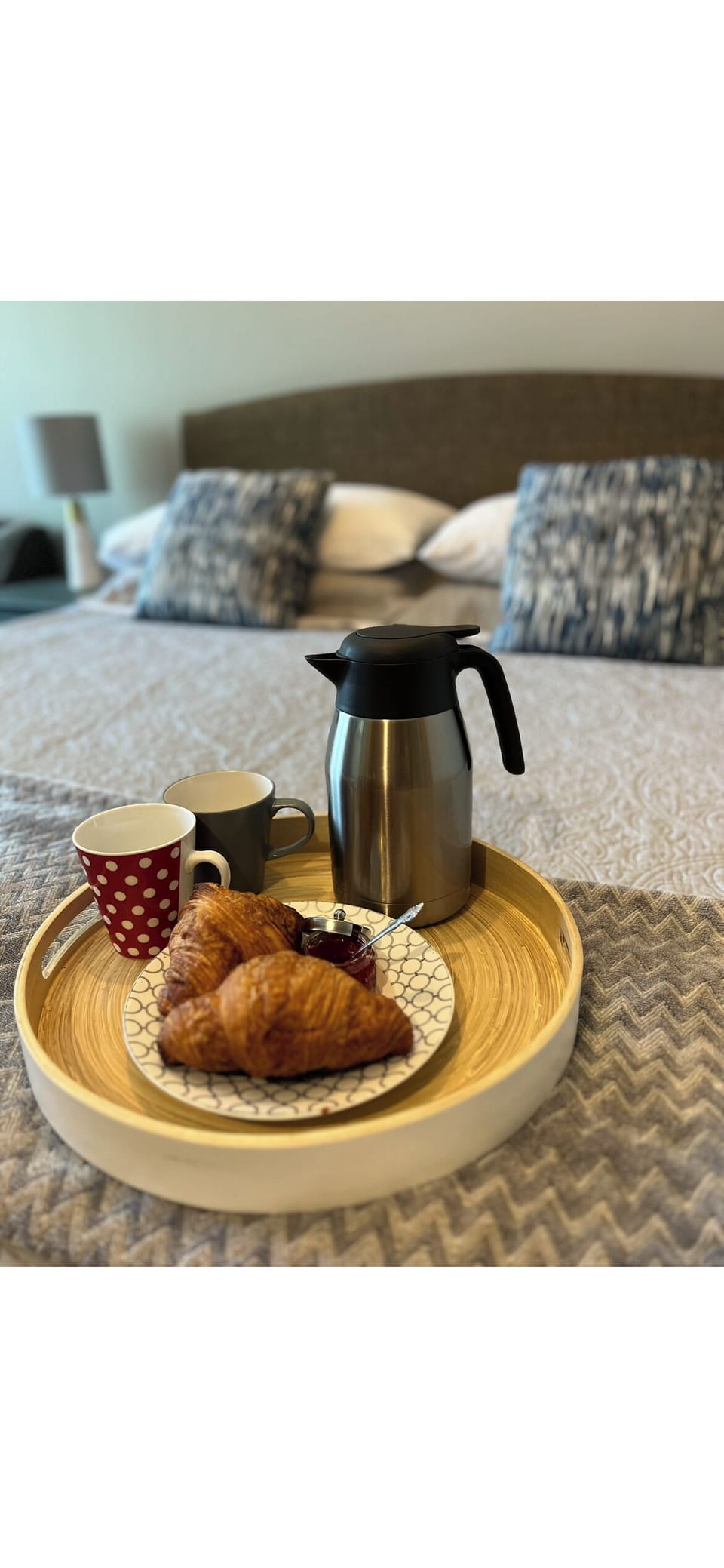 Morning Coffee delivered to your room. 