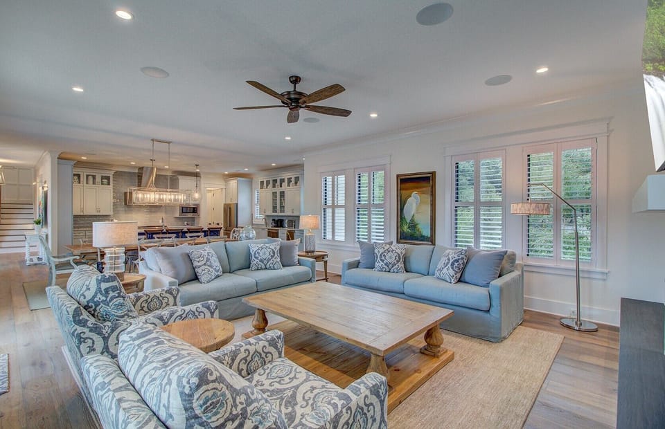 Large living space.