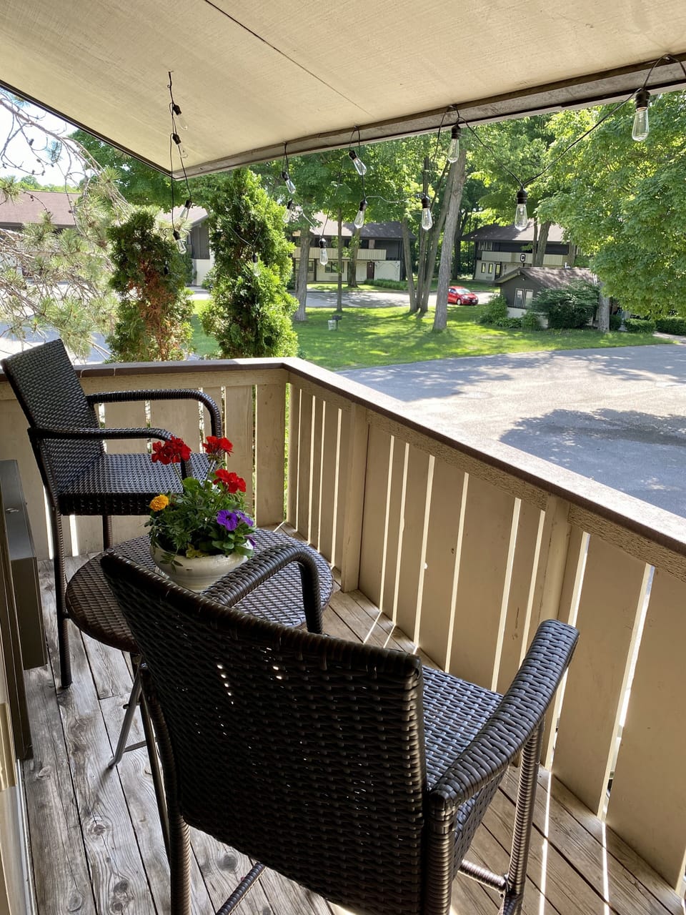 Private balcony