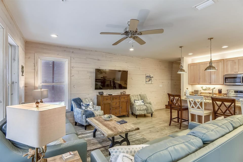 Spacious Living Area with a Queen Size Sofa