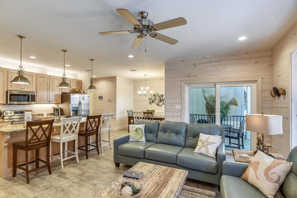 Spacious Living Area with a Queen Size Sofa