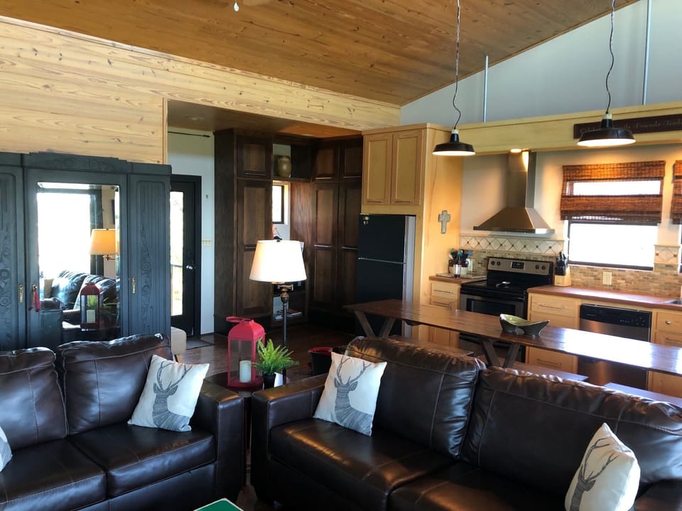 Great room and open kitchen