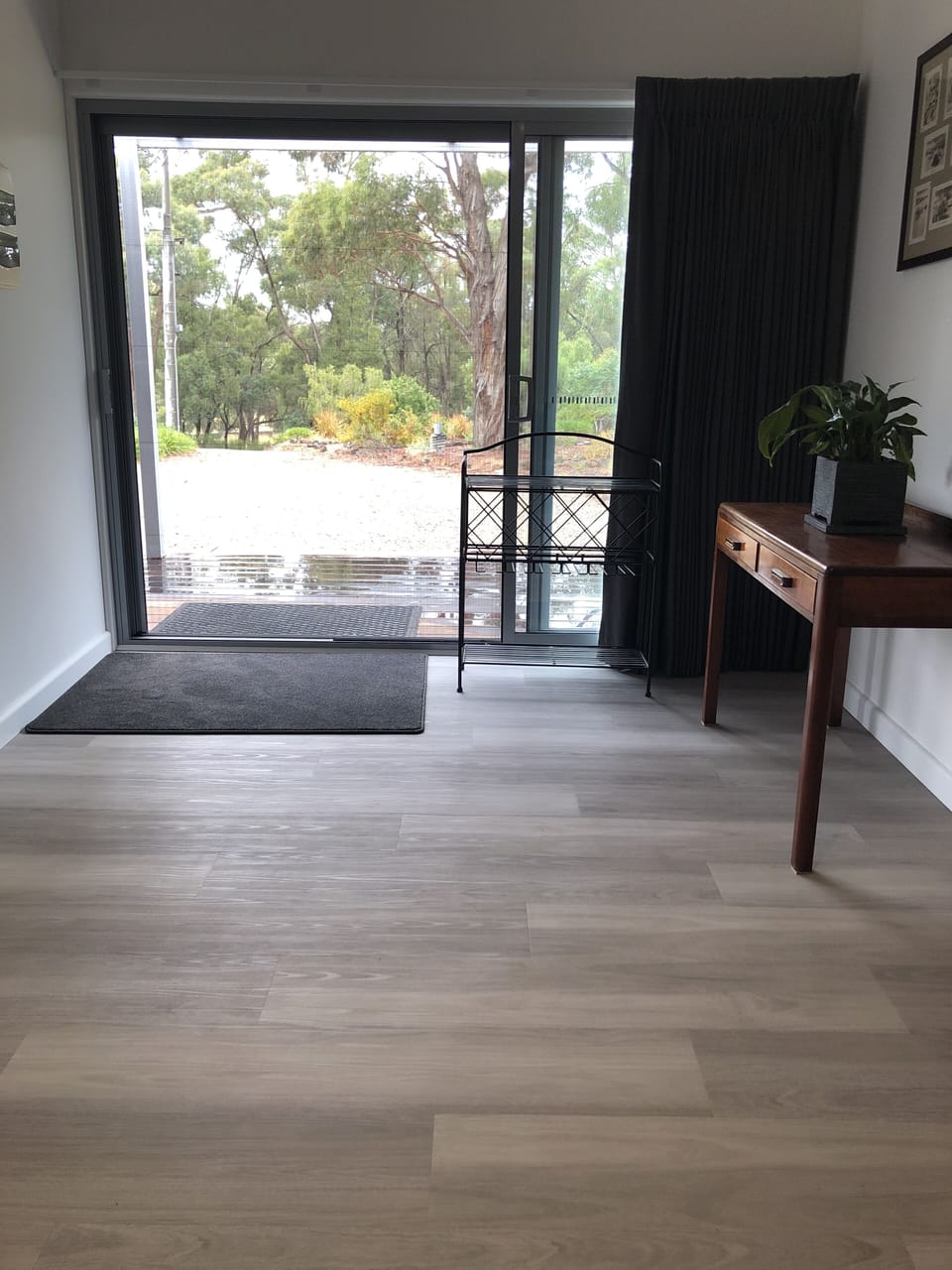 Front entrance looking down driveway