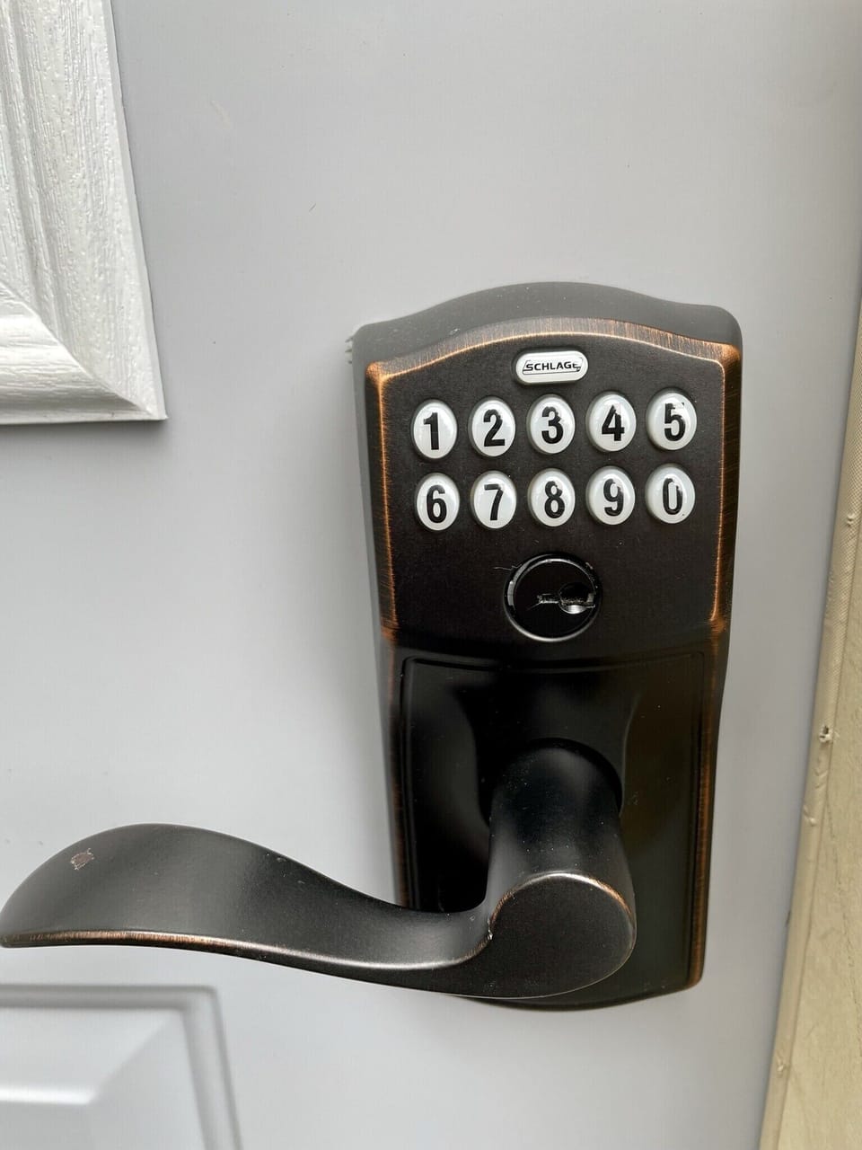 Keyless entry means privacy and convenience 