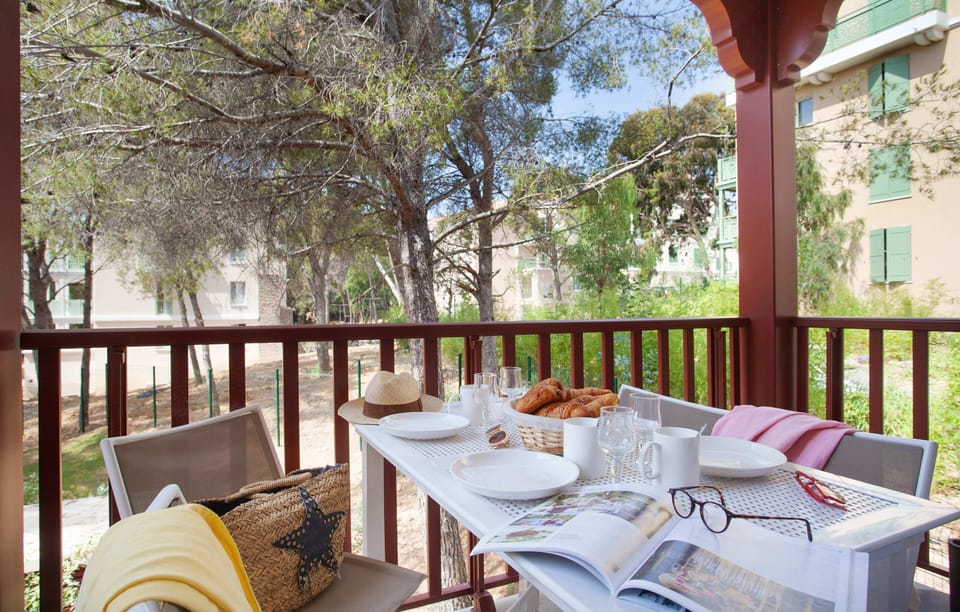 Open the door and step out onto your private balcony!