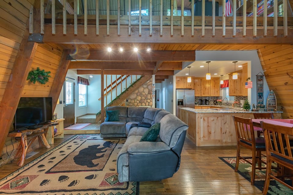 Livingroom area includes a smart tv