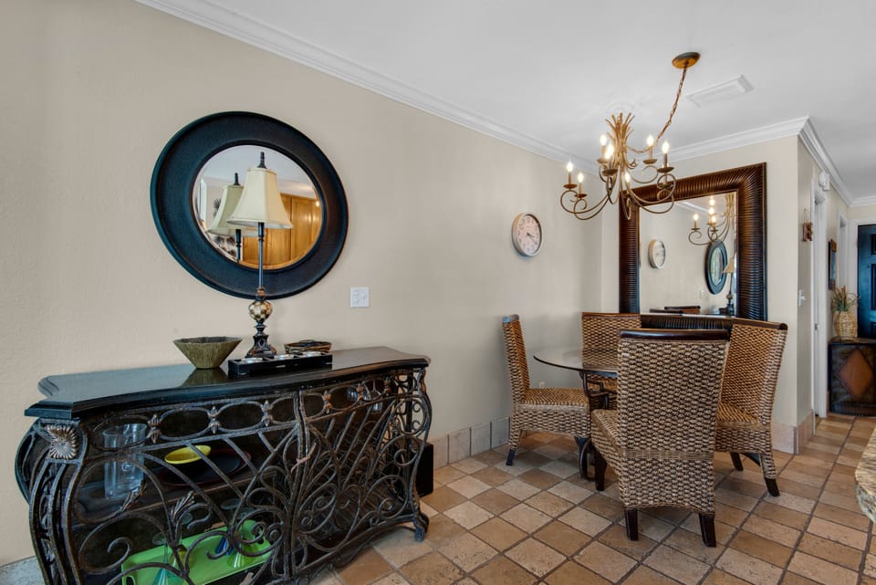 Beautiful decor throughout
