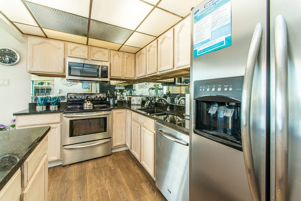 Kitchen with everything your chef will need