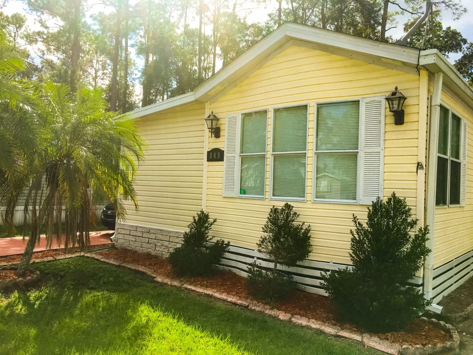 Front of our beautiful cottage