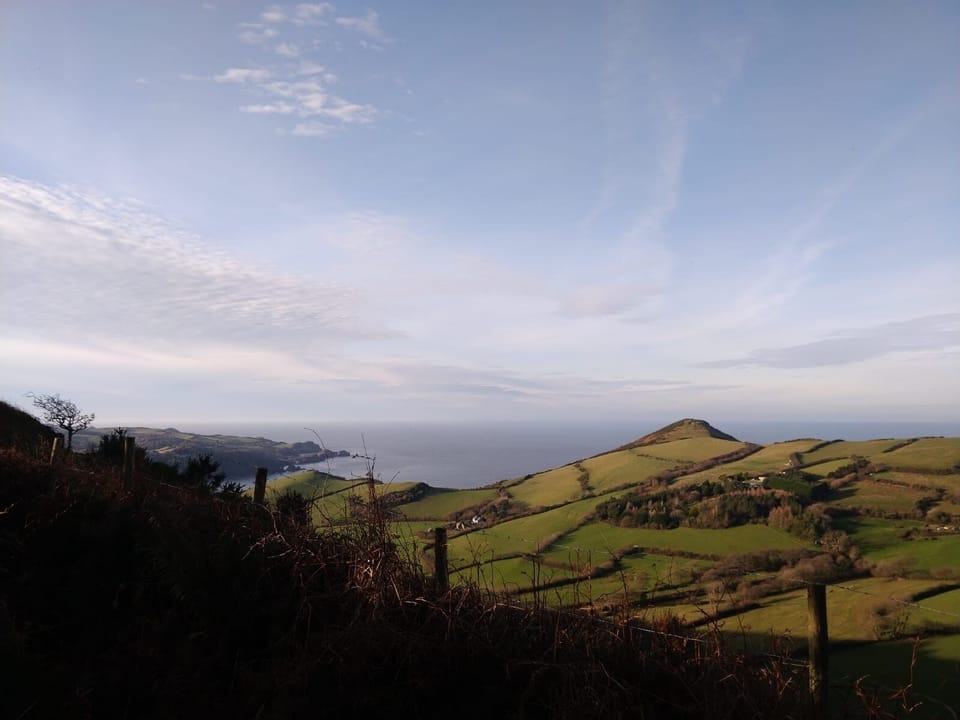 Looking towards Little Hangman, Combe Martin 