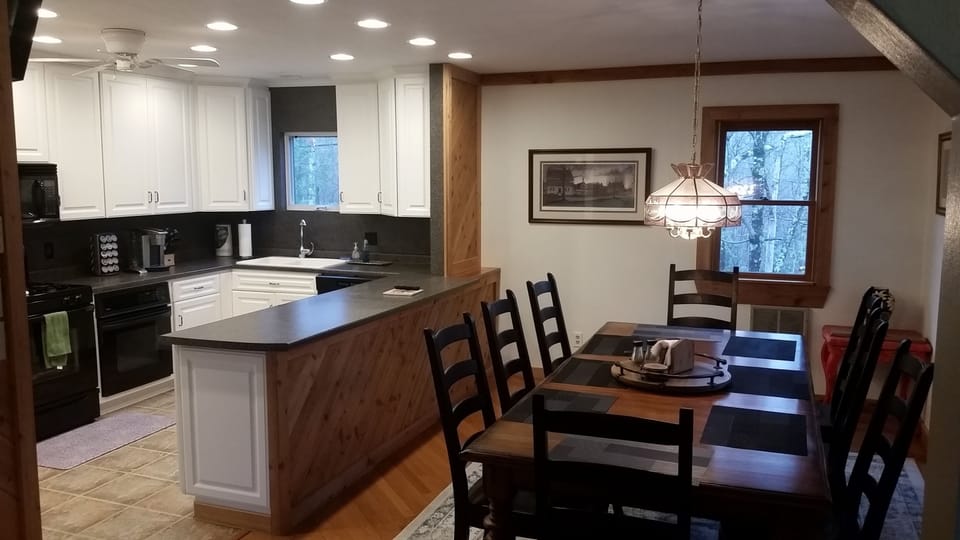 Kitchen and dining room