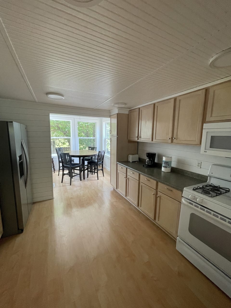 Kitchen and dining area