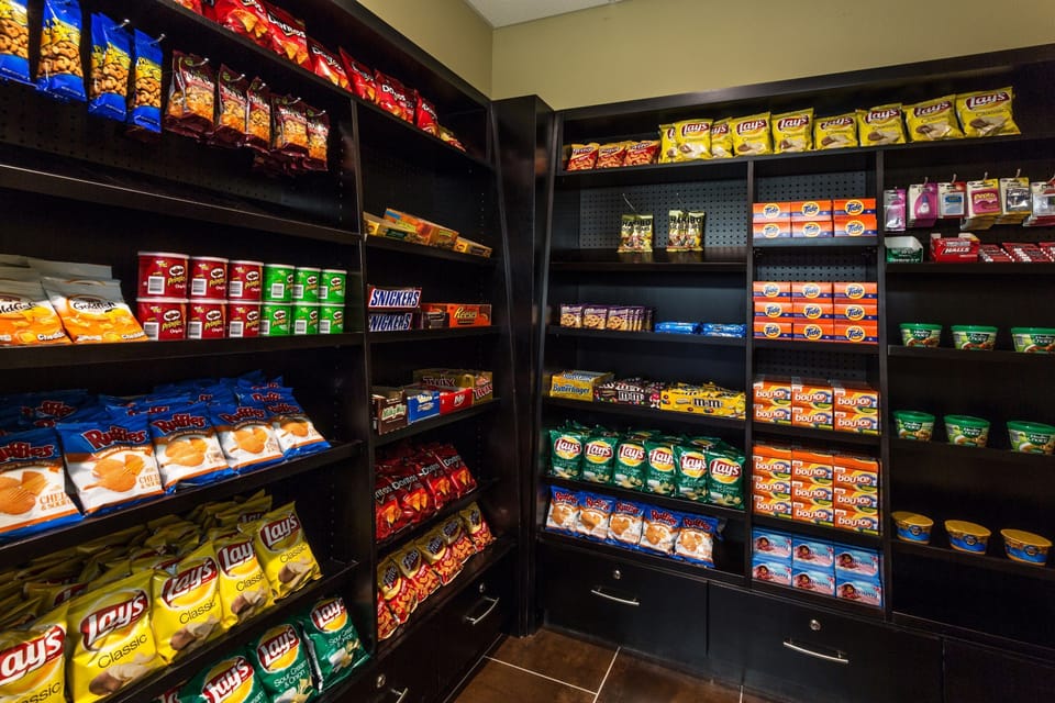 Pick up a treat at the on-site Pantry.
