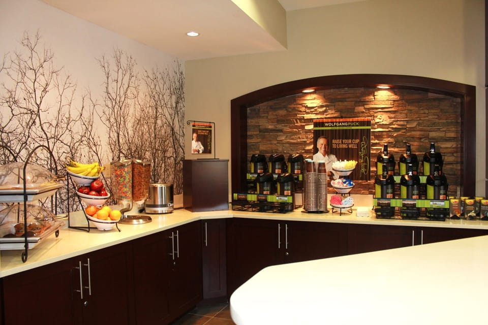 Get an early morning workout at the gym.