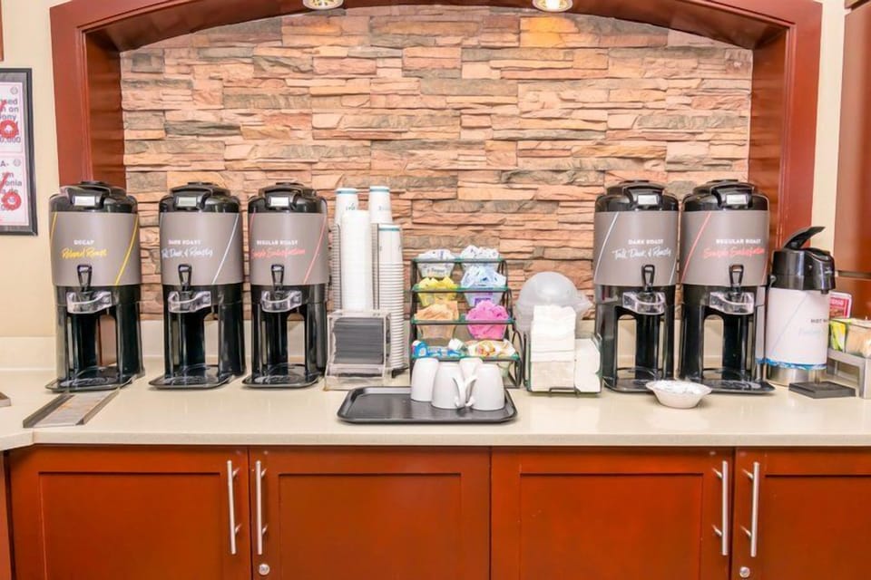 Fresh hot coffee at the Staybridge Suites Houston IAH