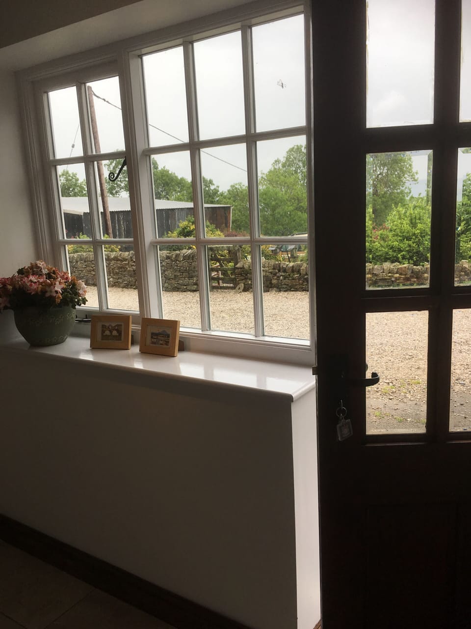 Groom's porch, perfect for coats and boots