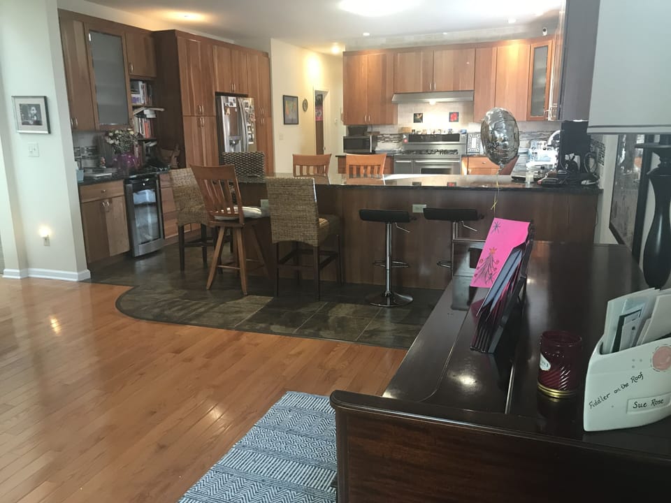 Piano Area - Wine Cooler in Kitchen