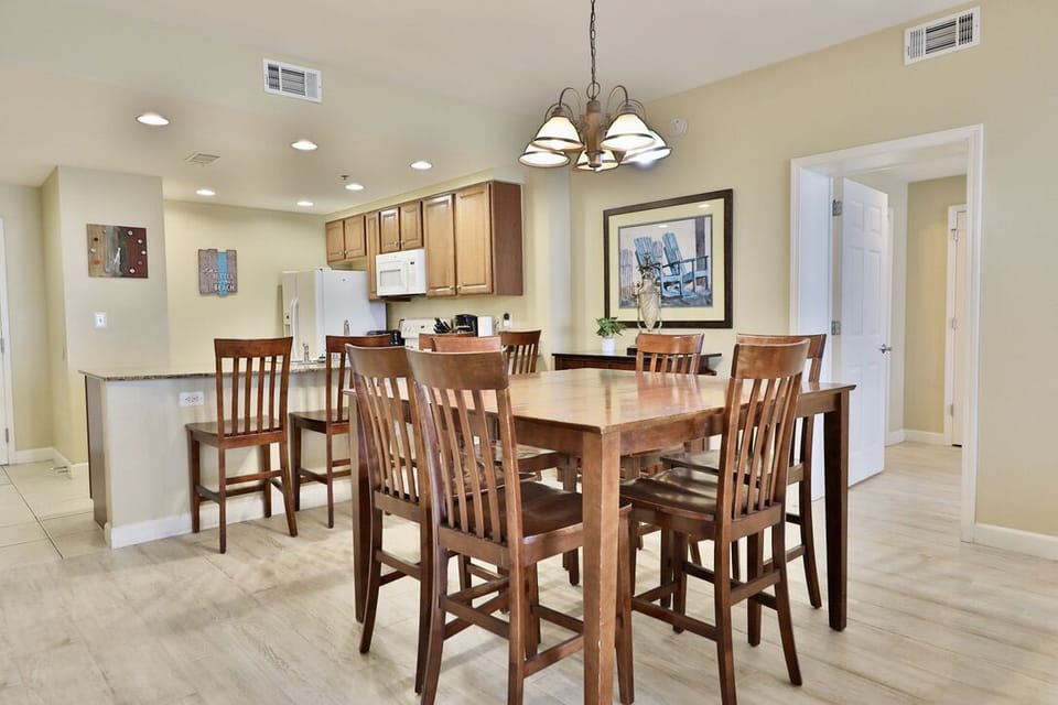 Dining table.