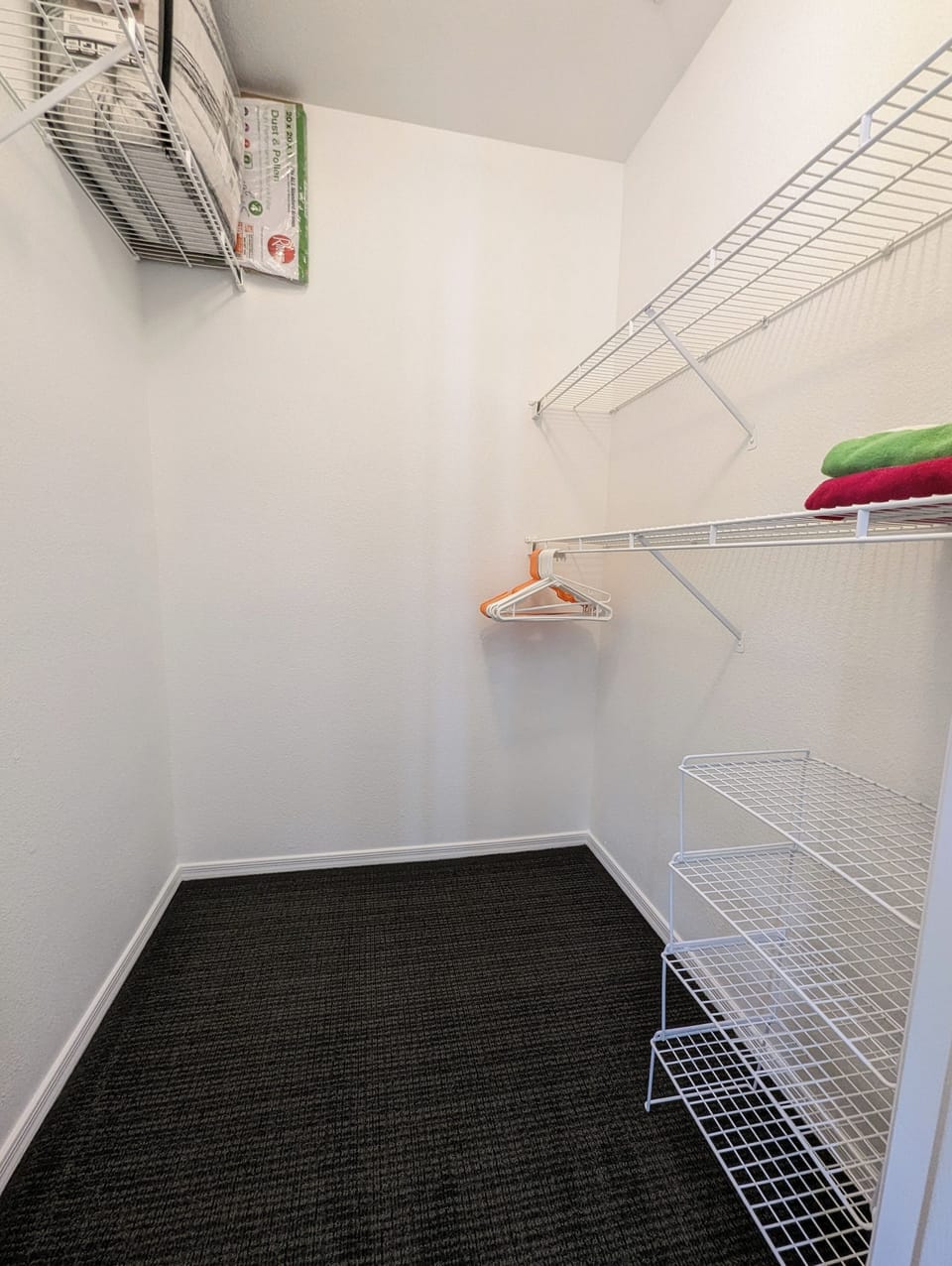 Both bedrooms have large walk-in closets.