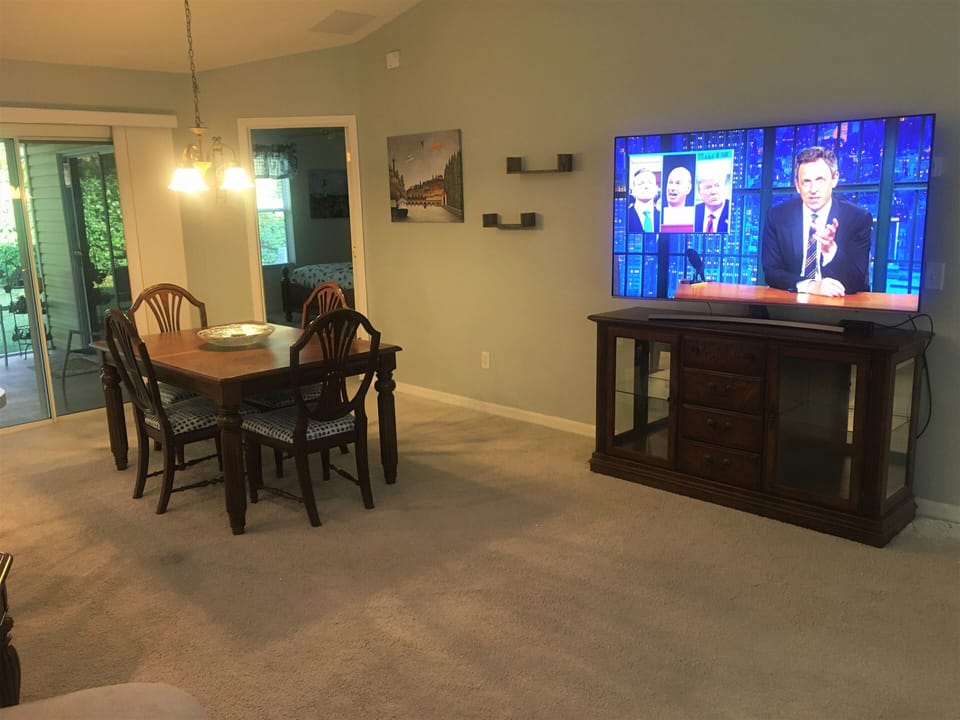 Living room to dining room