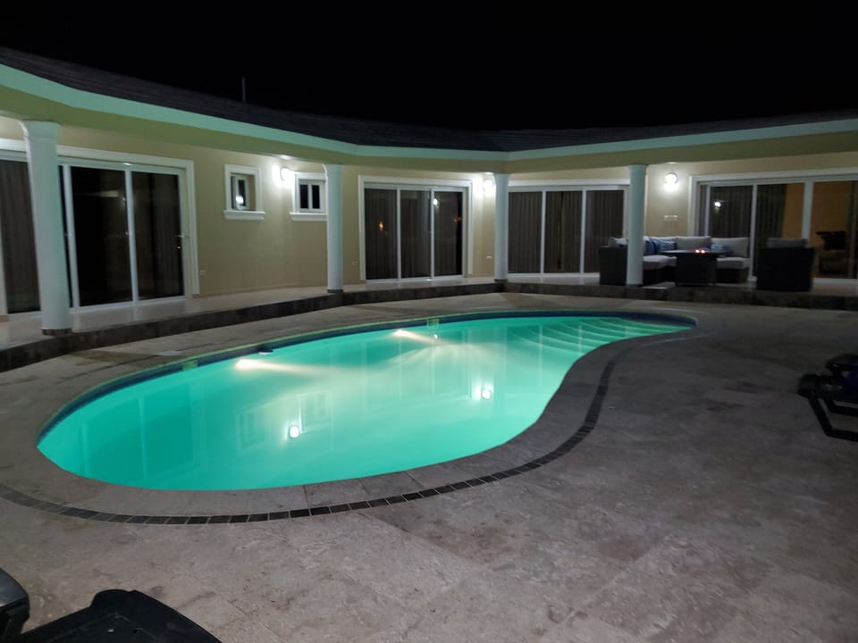 Patio View at night