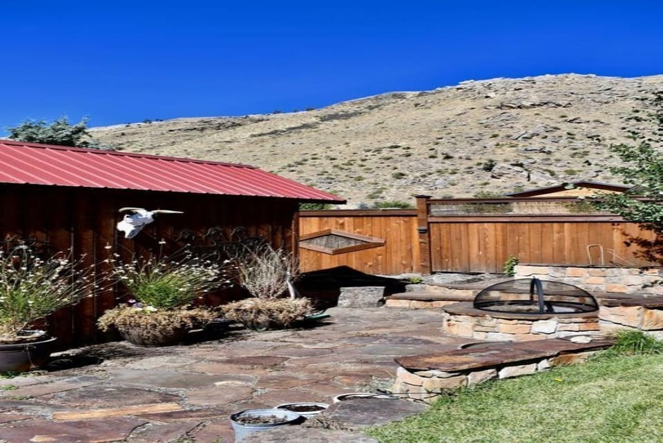 Another View of Fire Pit and Yard