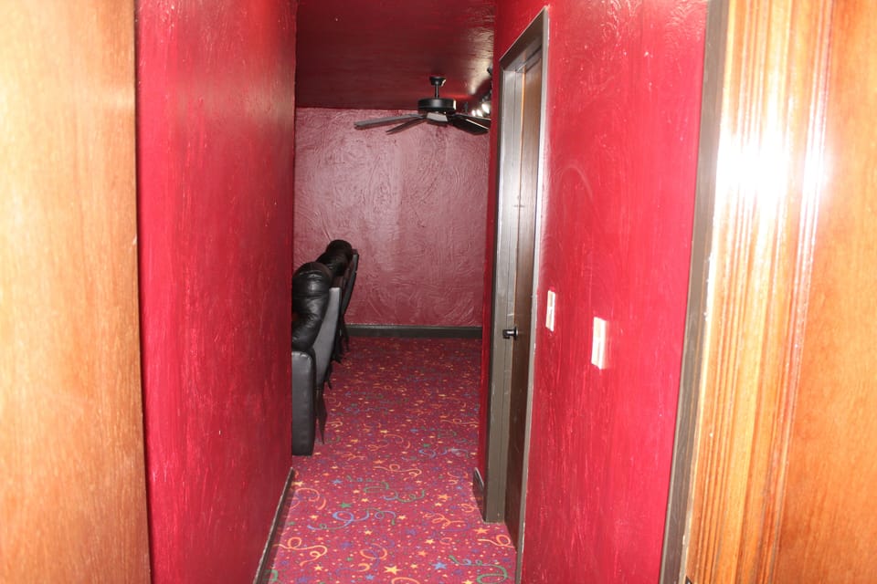Entrance into theater room