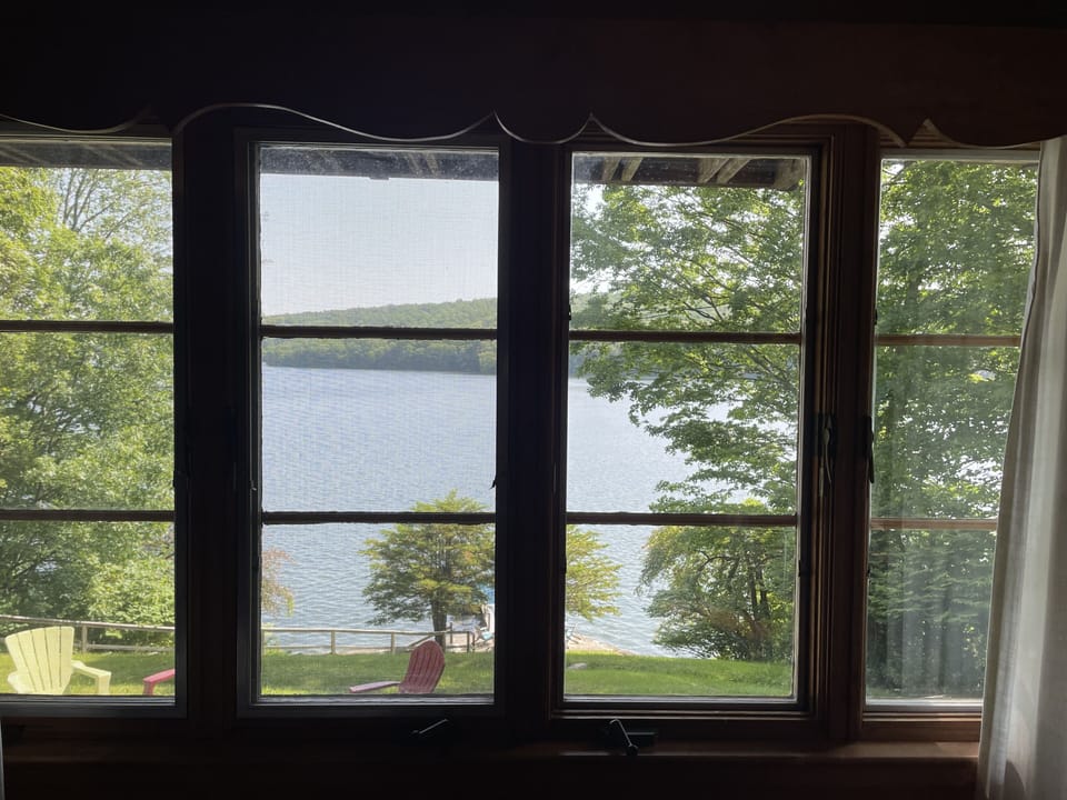 Lake view from Rose Queen Room