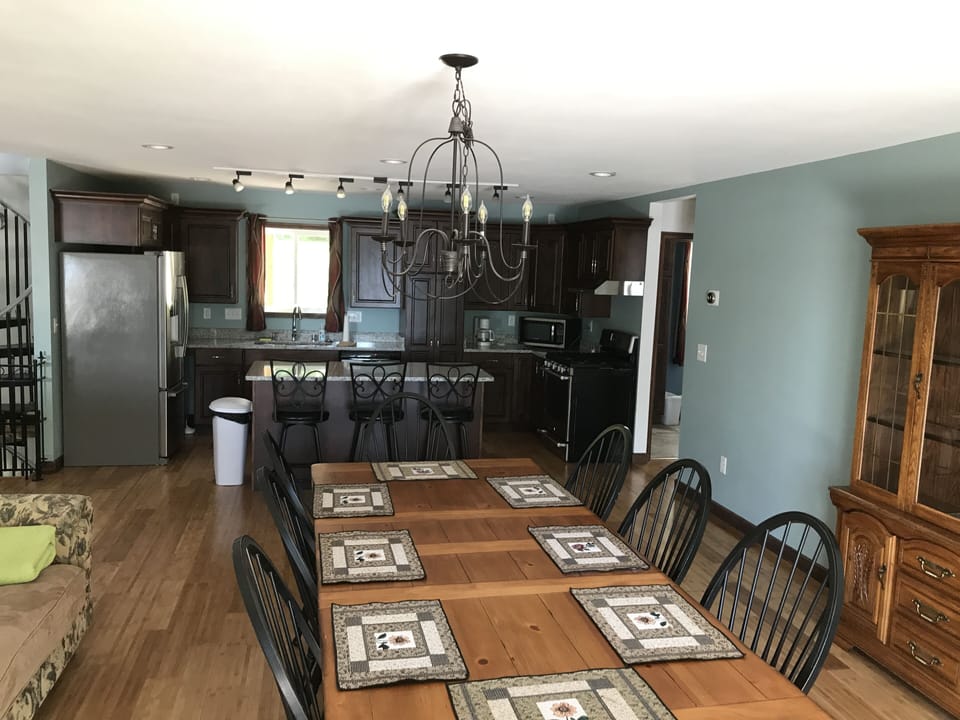 kitchen and table