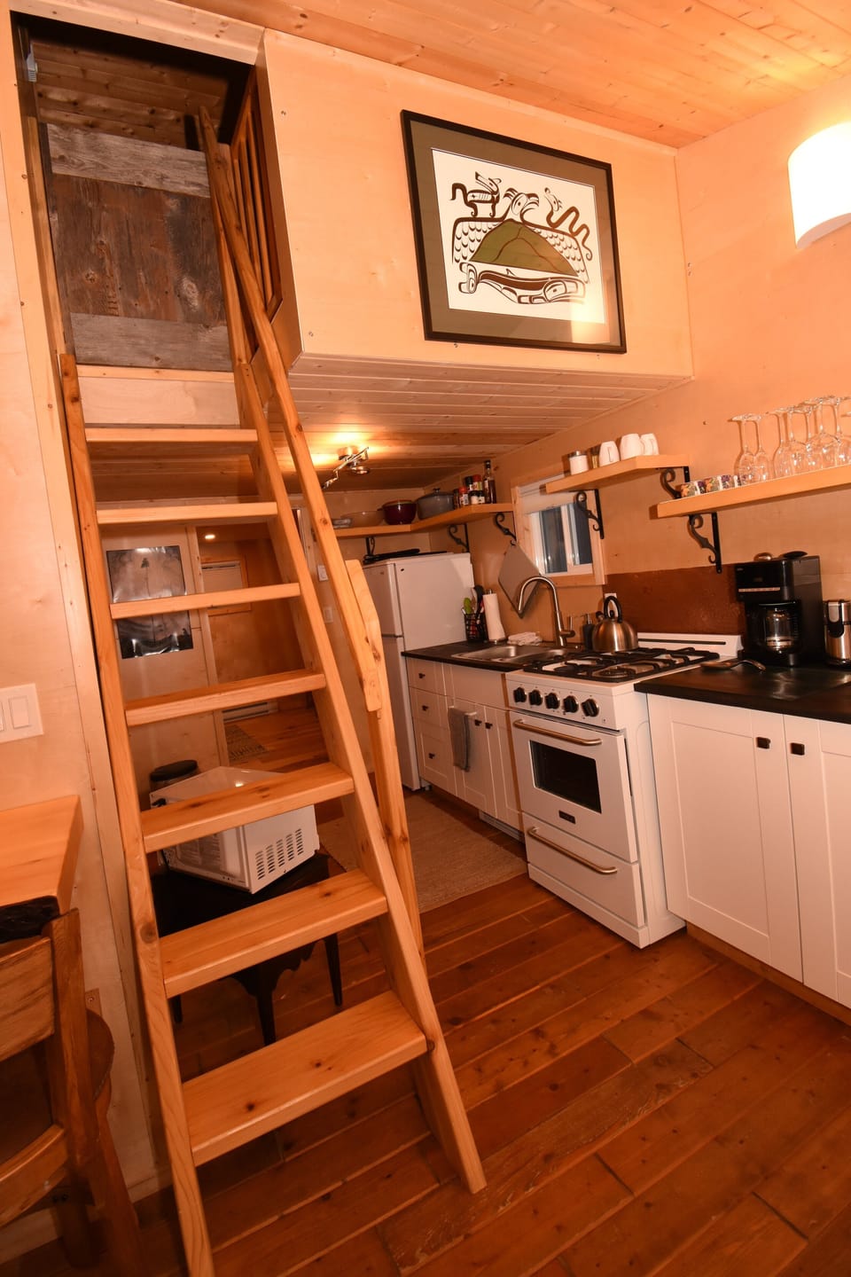 Kitchen view from main room